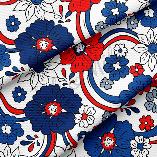 Patriotic 4th of July Bullet Fabric PT8