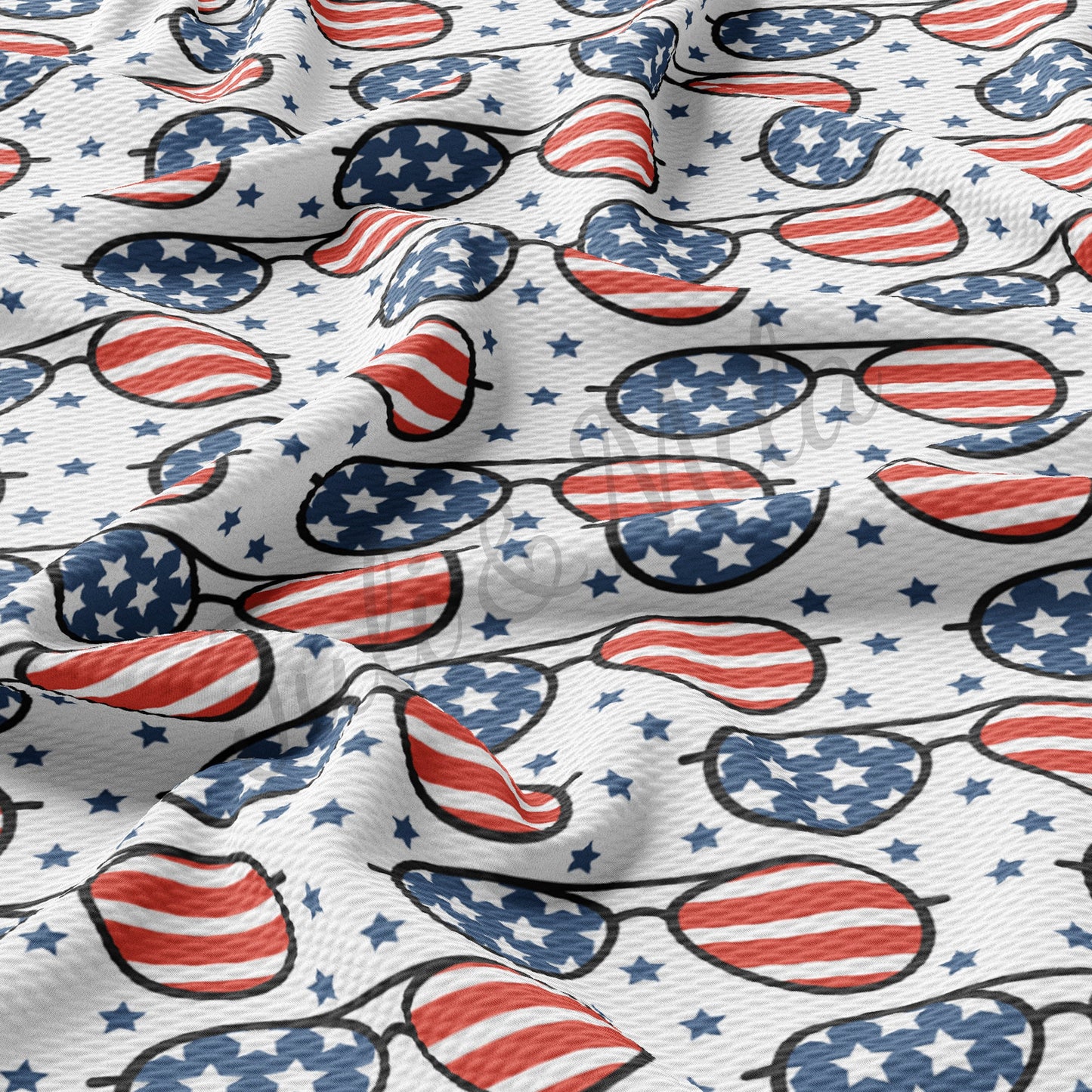 4th of July Patriotic USA Bullet Fabric PT85