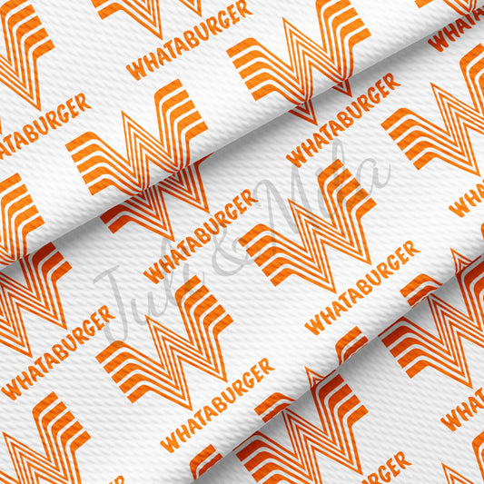 Whataburger Bullet Fabric  AA230