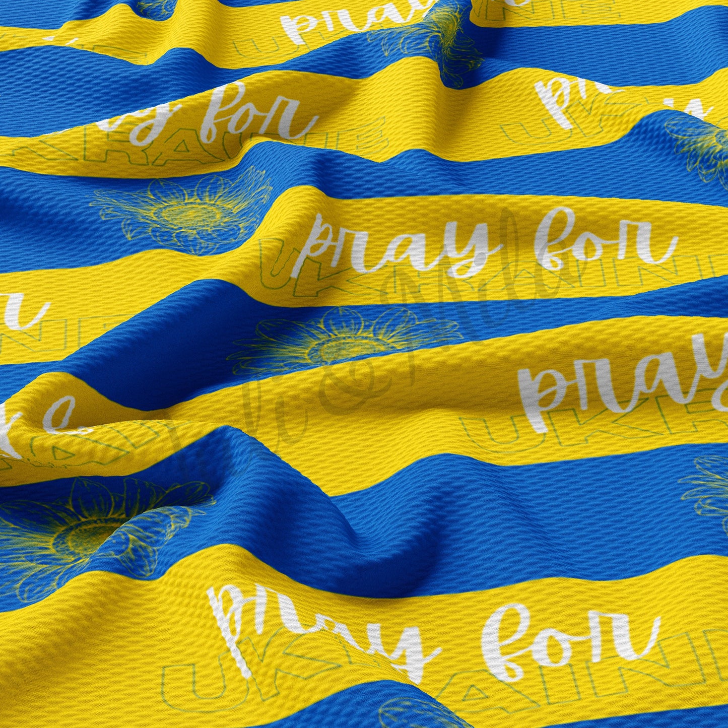 Pray For Ukraine Bullet Fabric AA241