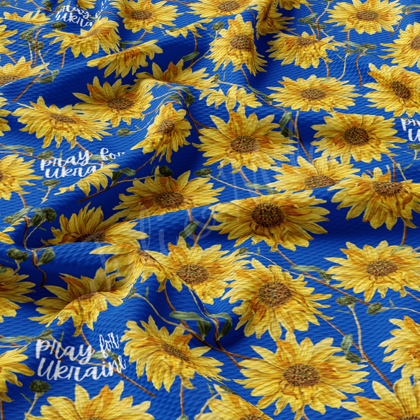 Pray For Ukraine Bullet Fabric AA243