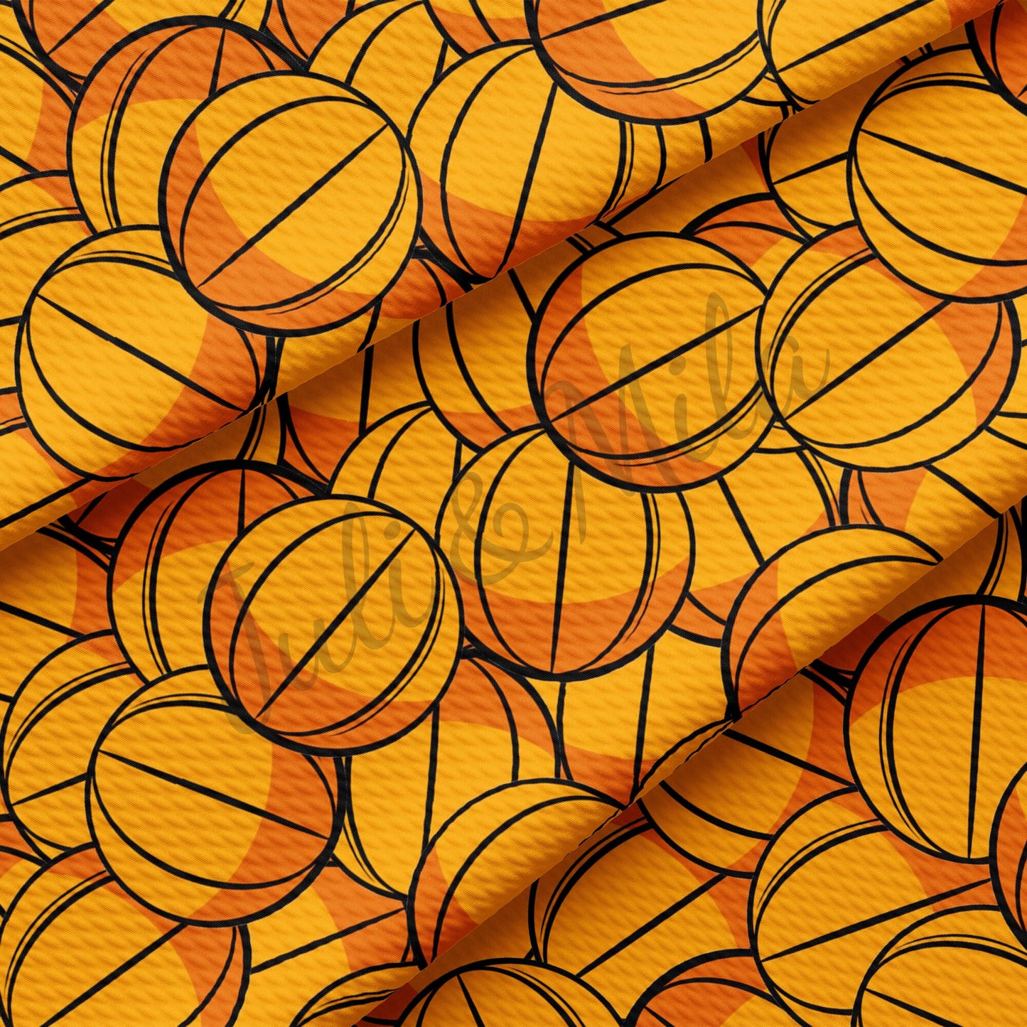 Basketball Bullet Fabric AA307