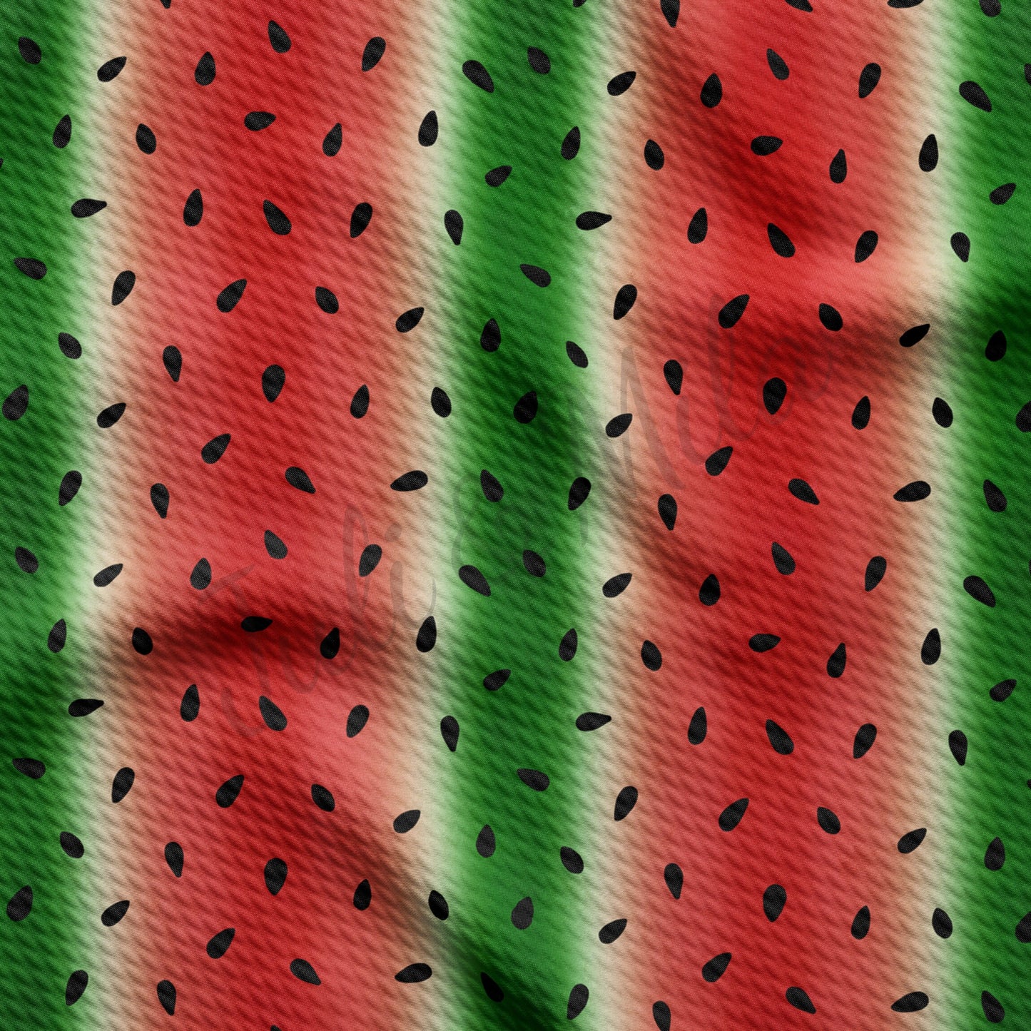 Watermelon Seeds  Bullet Textured Fabric AA239