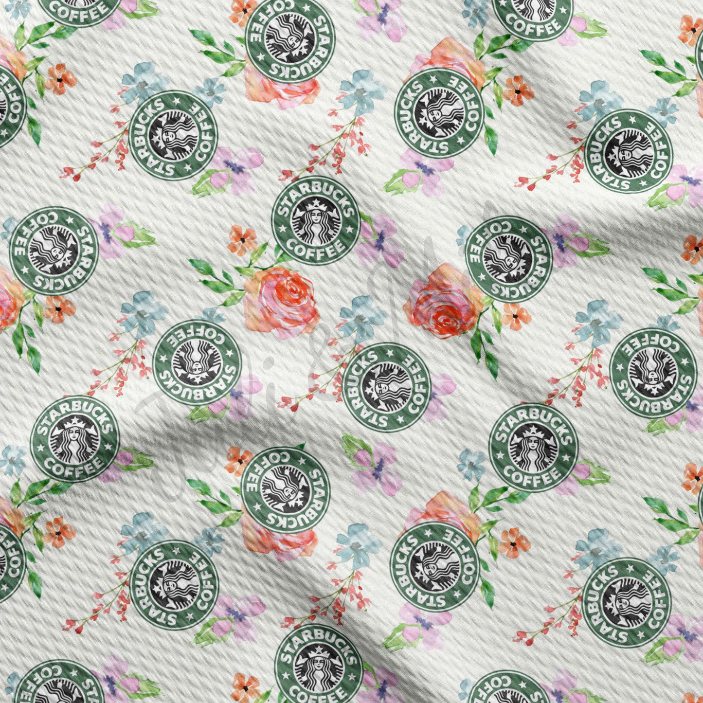 Starbucks Printed Bullet Fabric AA351