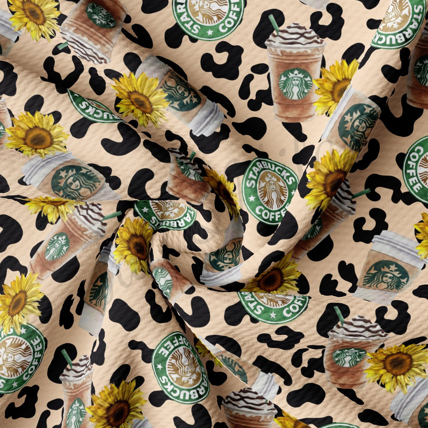 Starbucks Printed Bullet Fabric AA358