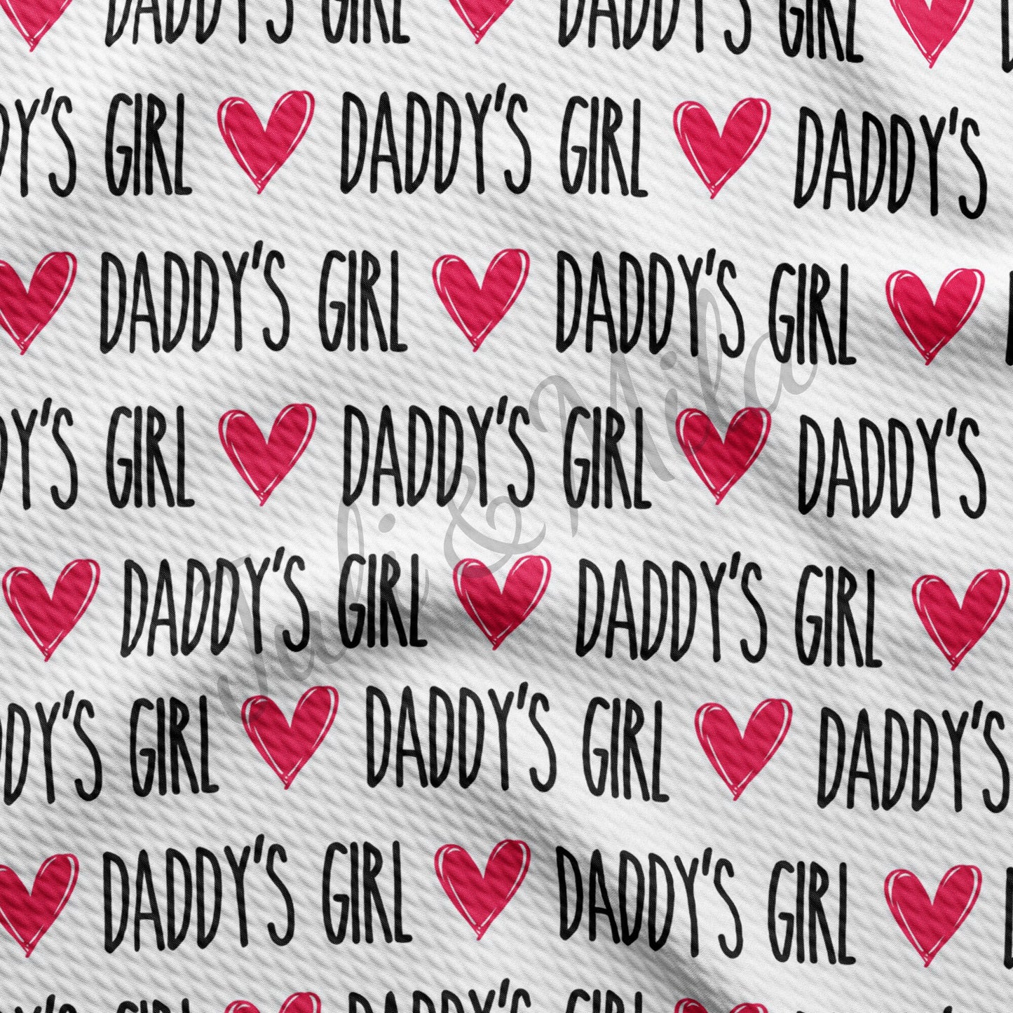 Daddys Girl Bullet Fabric AA291