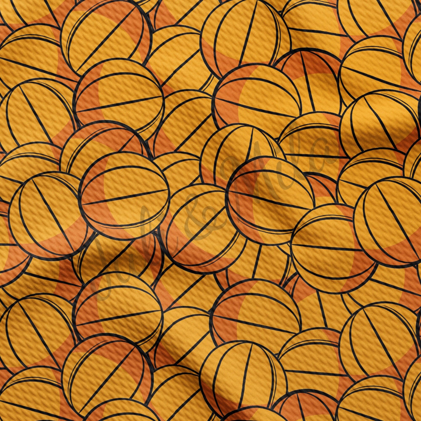 Basketball Bullet Fabric AA307