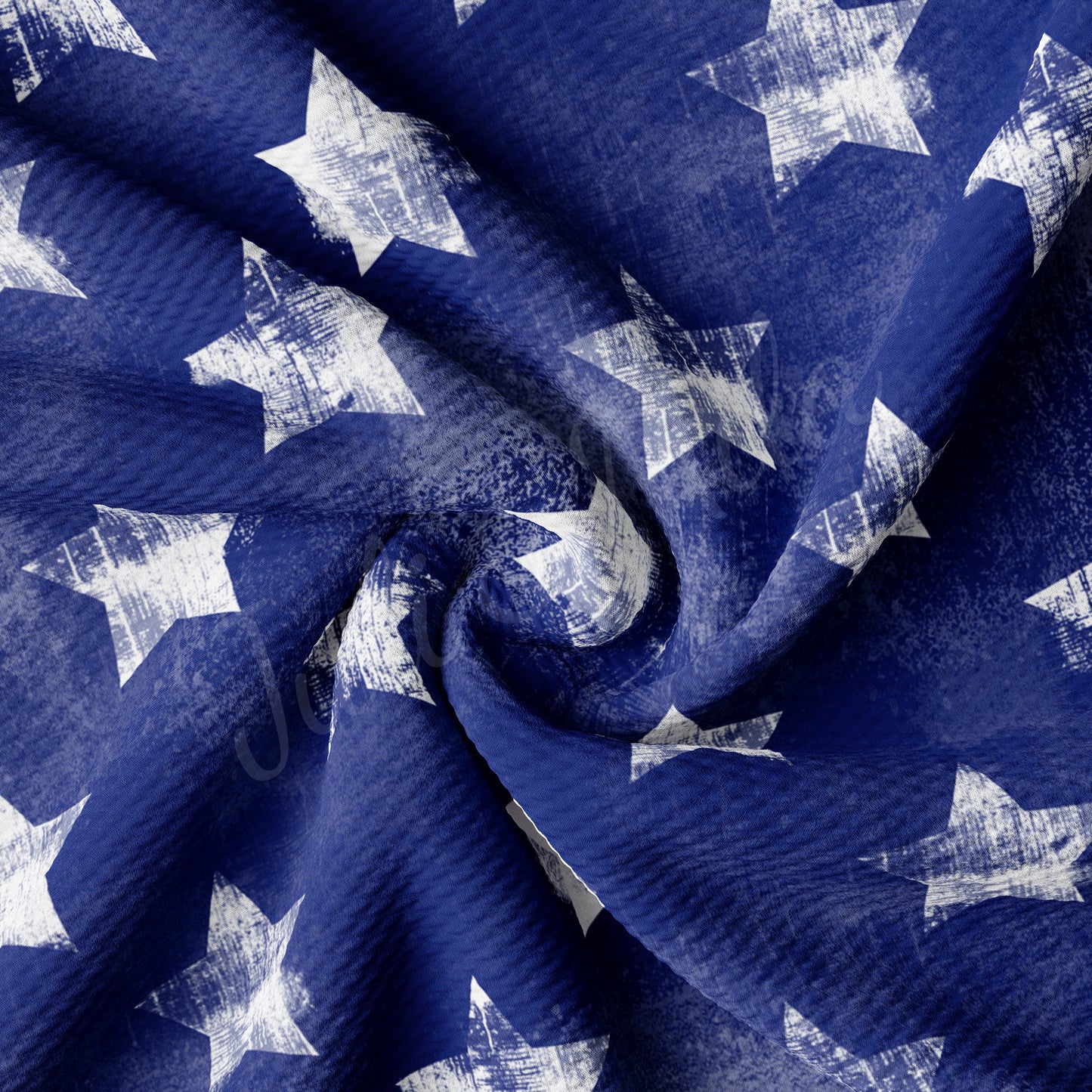 Distressed Stars Patriotic 4th of July Fabric PT94