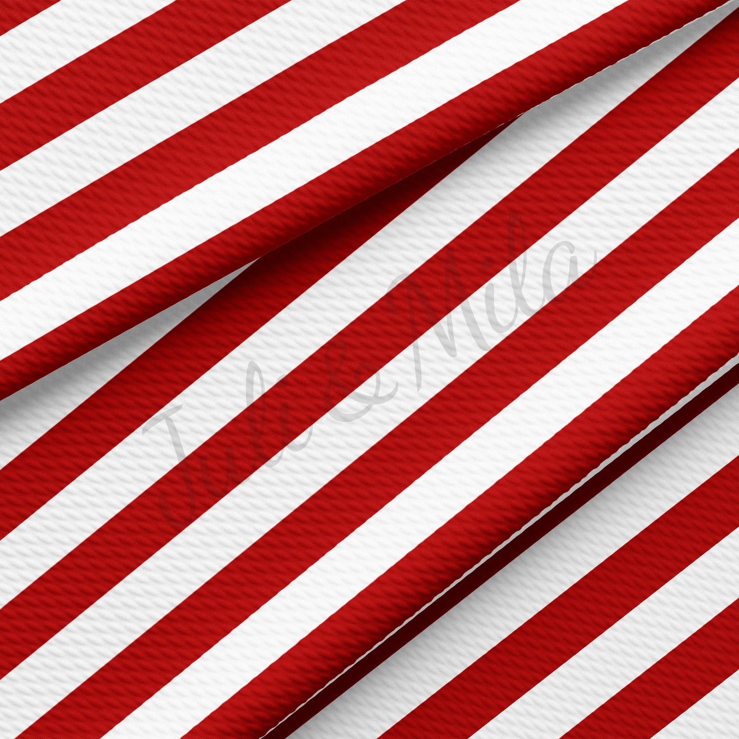 Horizontal Red Stripes Patriotic 4th of July  Bullet Fabric PT97