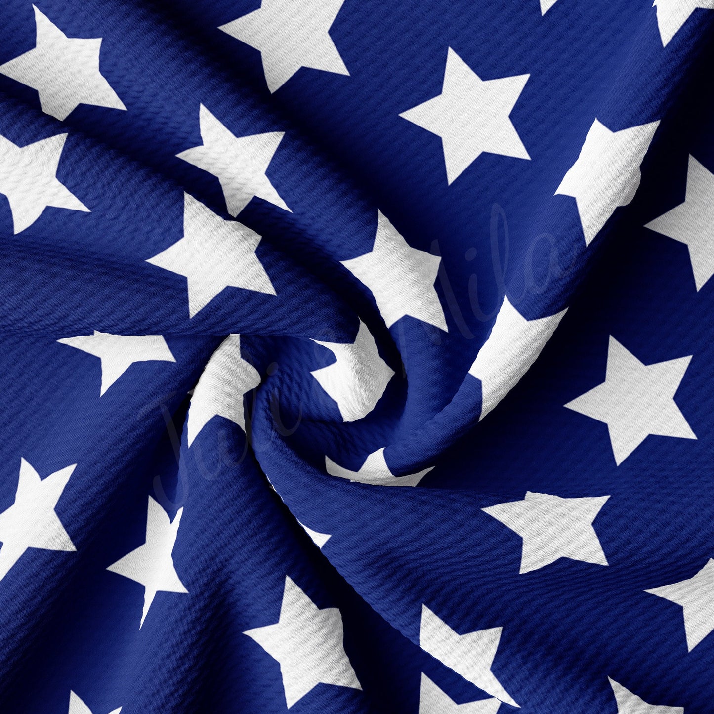 Stars Patriotic 4th of July Liverpool Bullet Fabric PT98