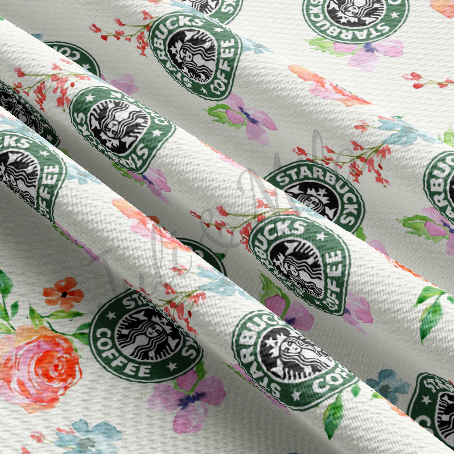 Starbucks Printed Bullet Fabric AA351