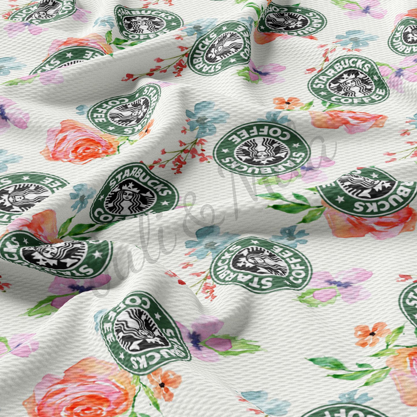 Starbucks Printed Bullet Fabric AA351