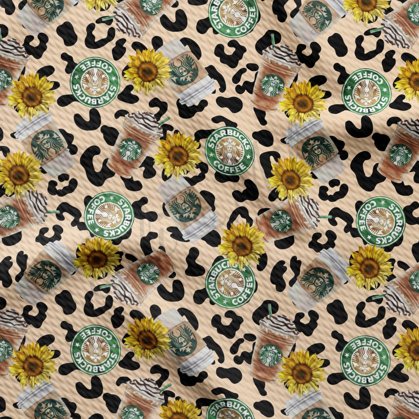 Starbucks Printed Bullet Fabric AA358