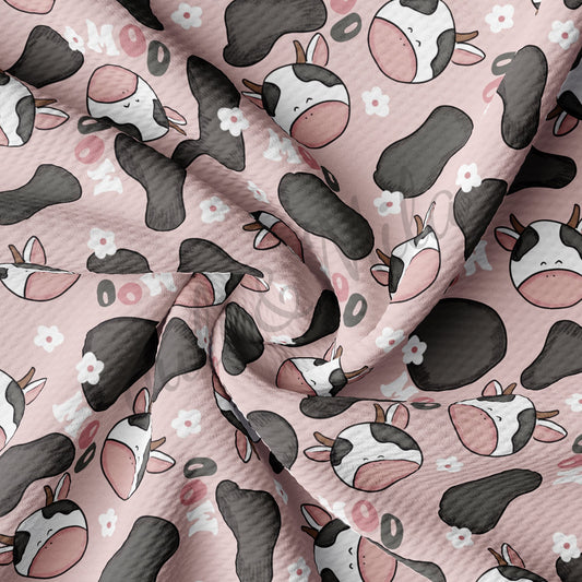 Cow Moo Bullet Fabric AA439