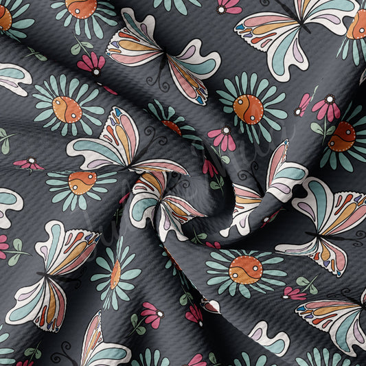 Butterflies Bullet Fabric AA457