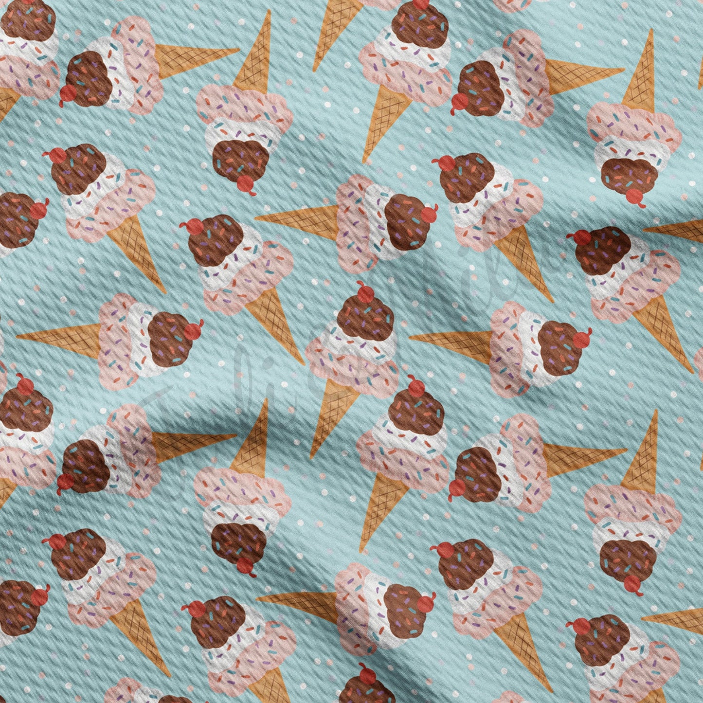 Ice Cream Bullet Fabric AA460