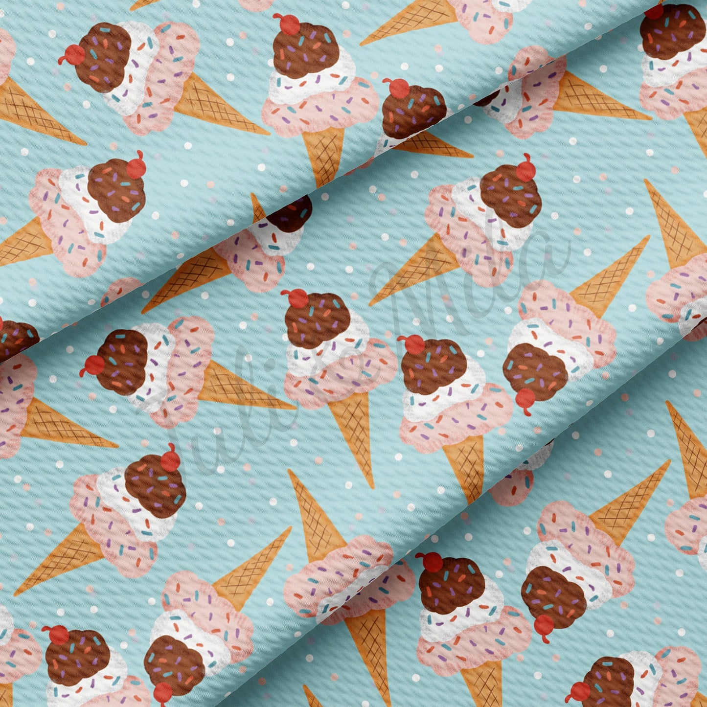 Ice Cream Bullet Fabric AA460