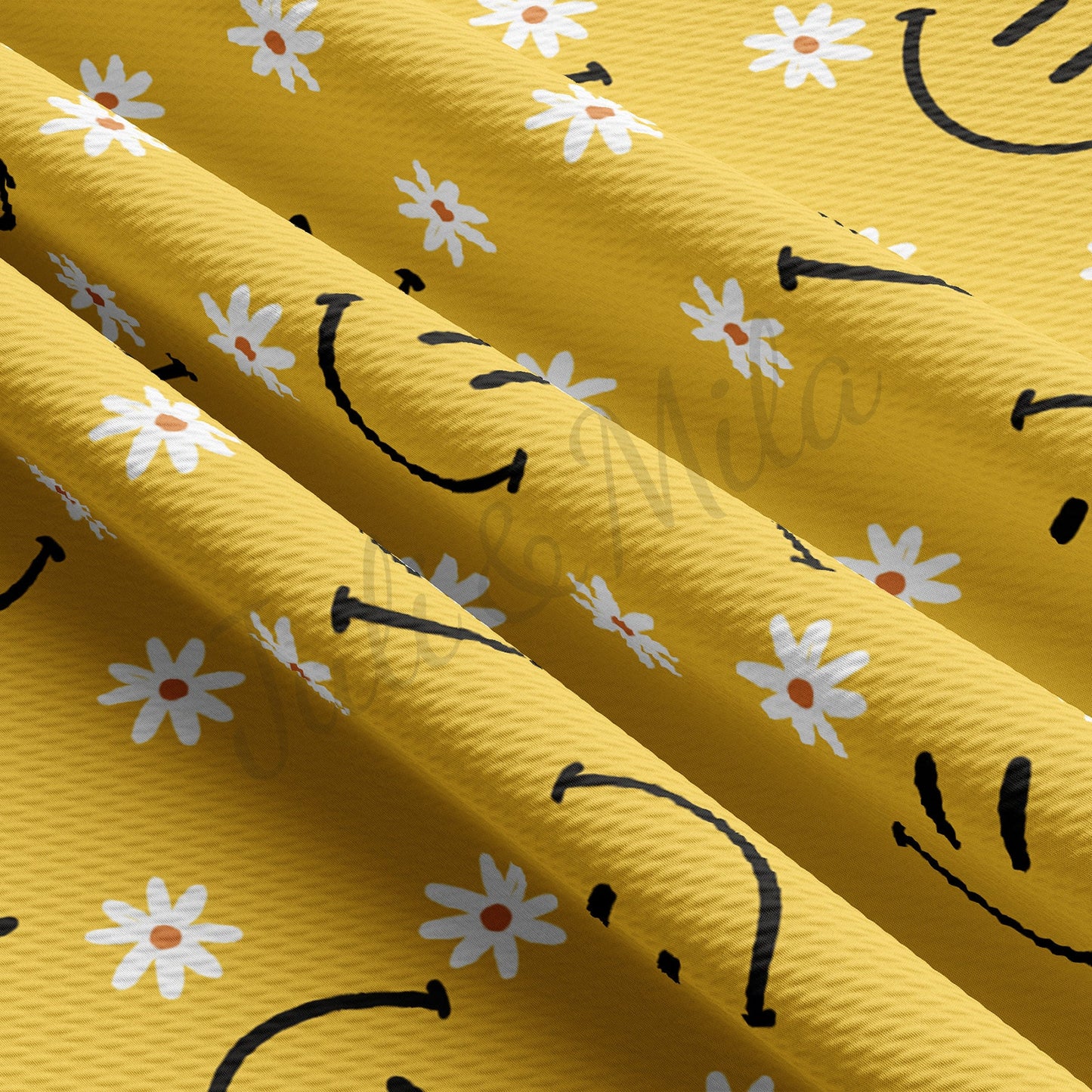 Daisy Smiles Bullet Fabric AA487