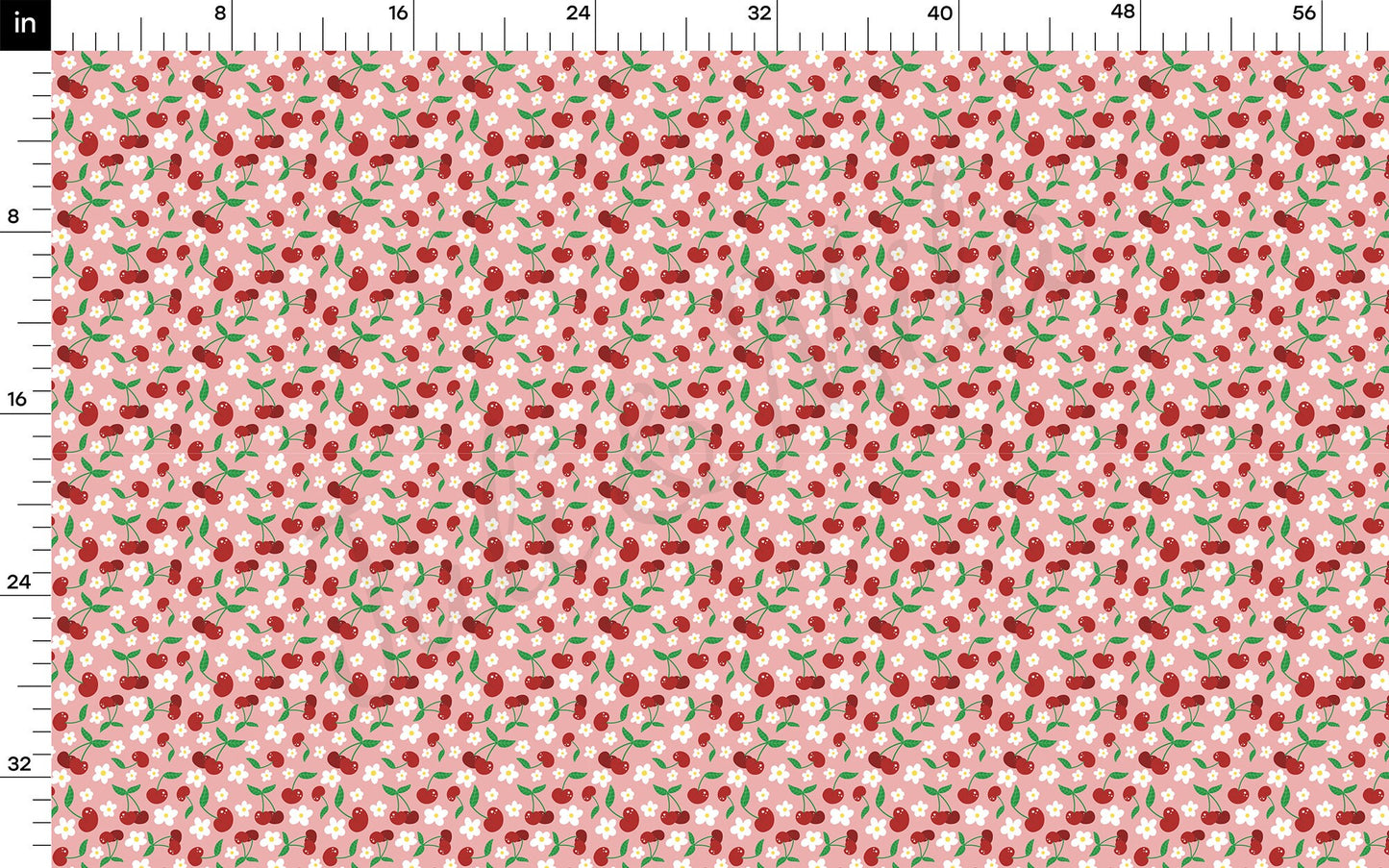 Cherry Summer Bullet Textured Fabric  AA594