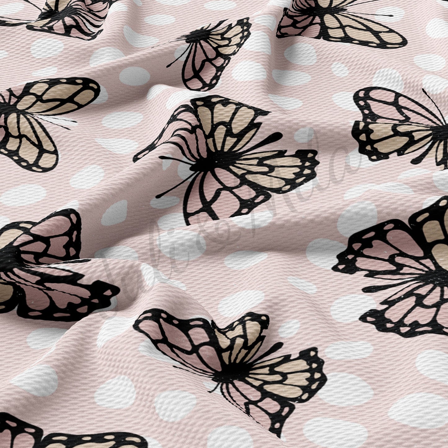 Monarch Butterflies Butterfly Bullet Fabric AA701