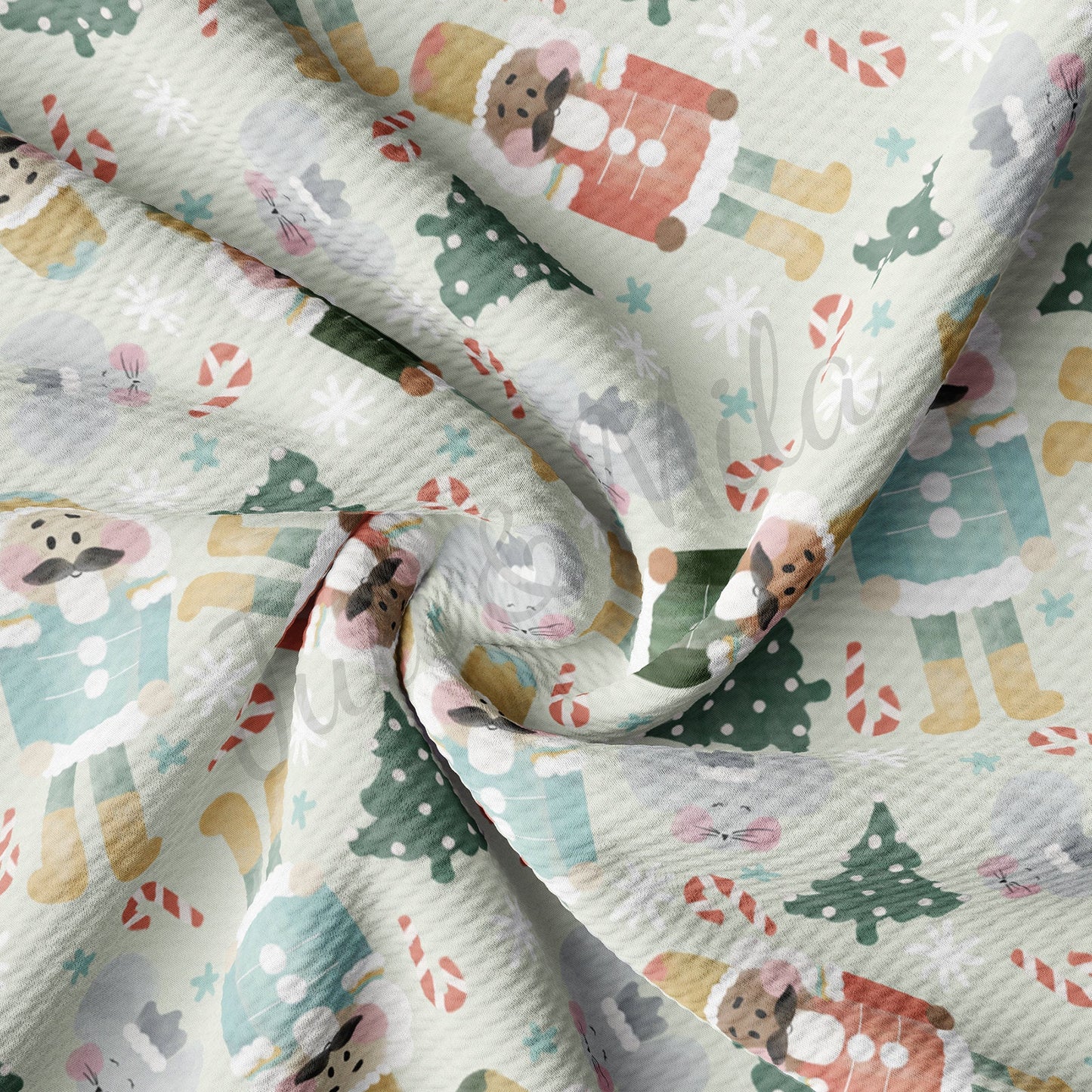 Nutcracker Christmas Bullet Fabric AA717