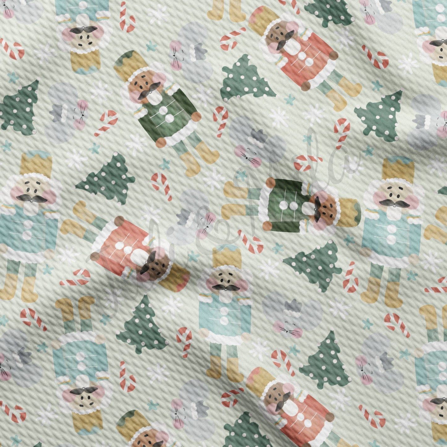 Nutcracker Christmas Bullet Fabric AA717