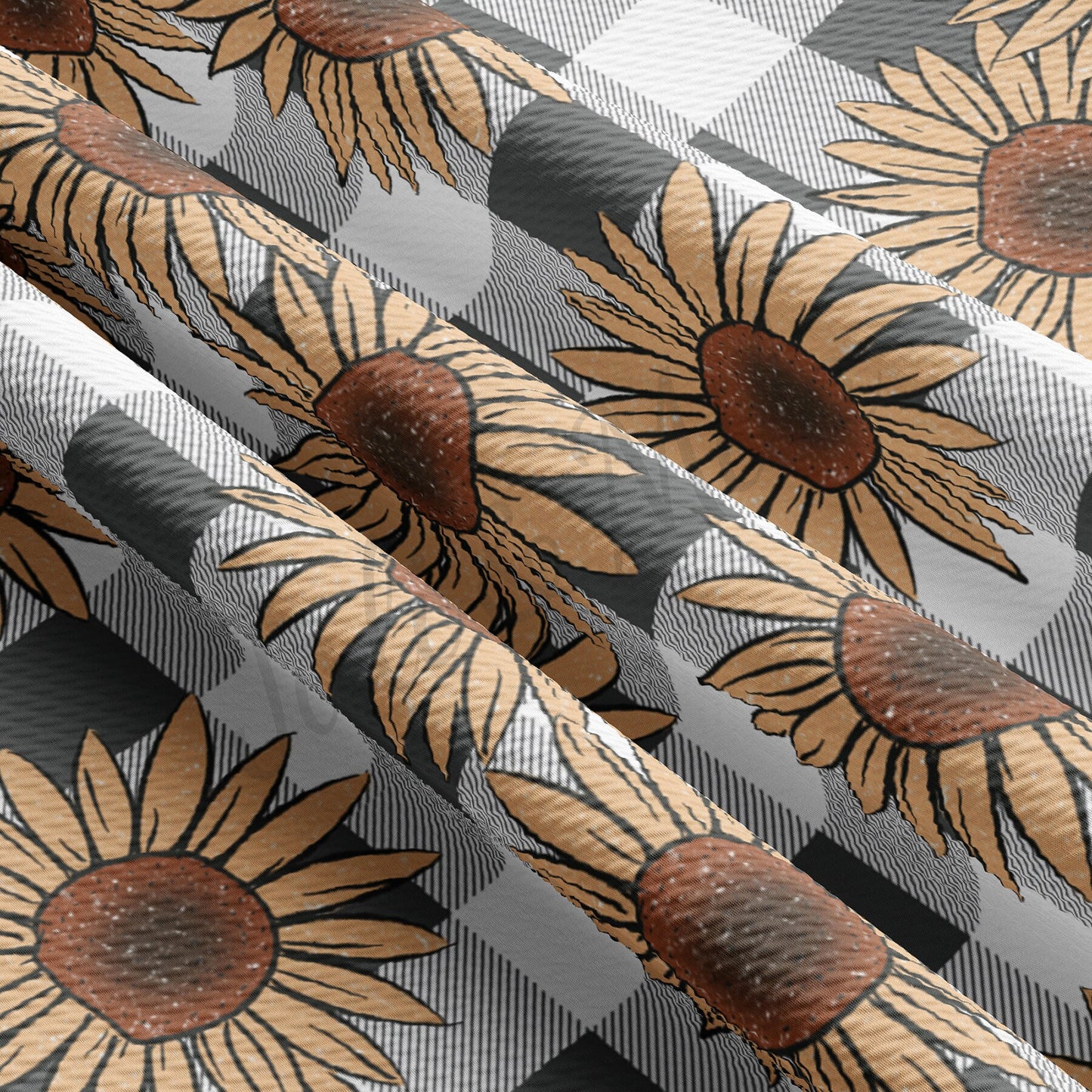 Fall Sunflowers Bullet Textured Fabric AA729