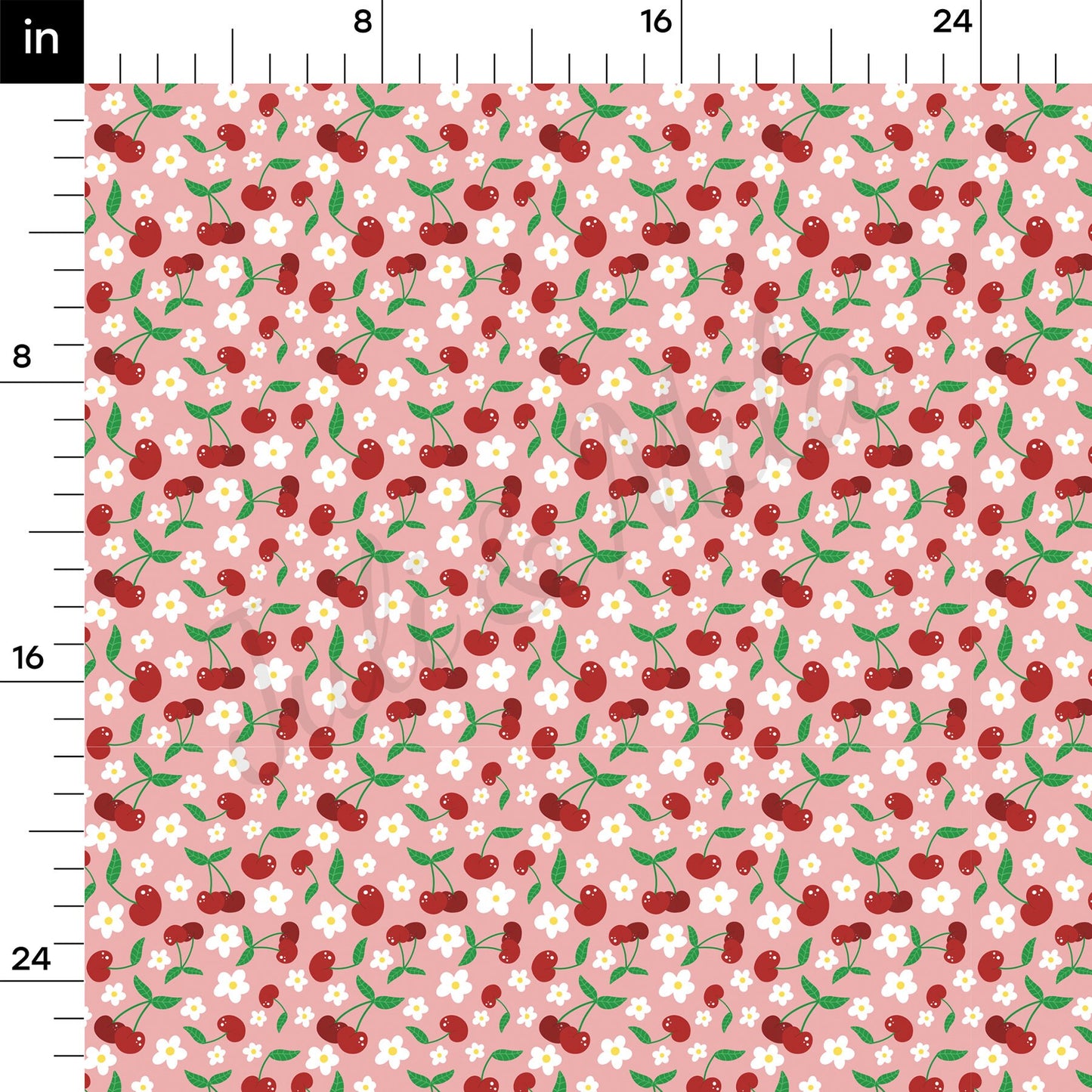 Cherry Summer Bullet Textured Fabric  AA594