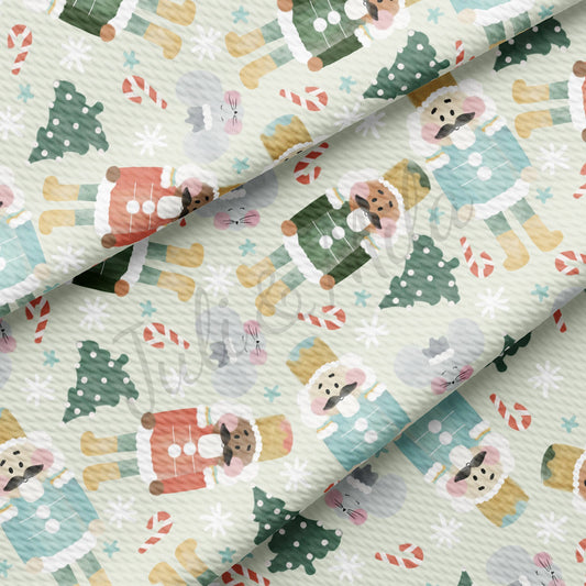 Nutcracker Christmas Bullet Fabric AA717