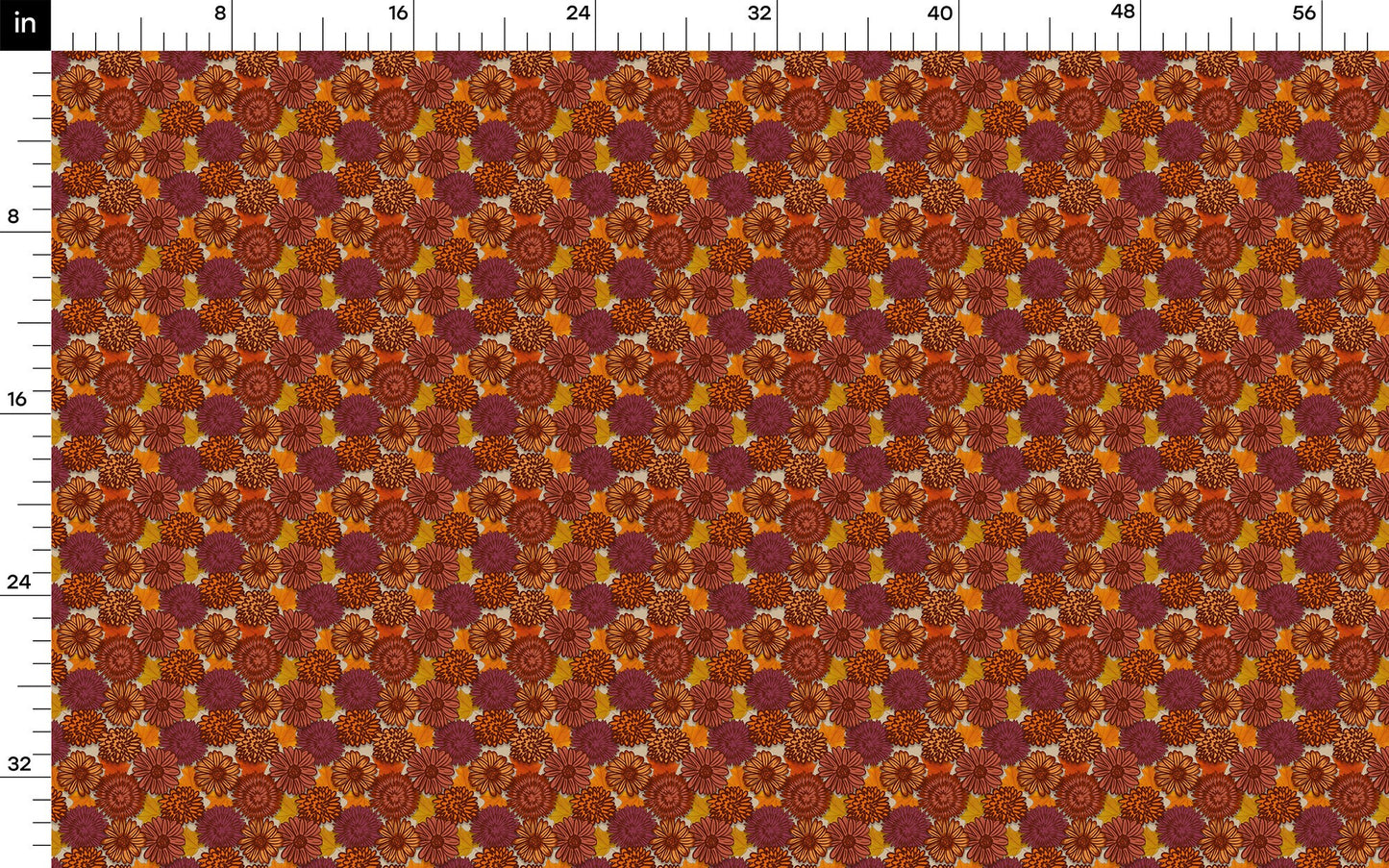 Fall Autumn Bullet Textured Fabric AA778