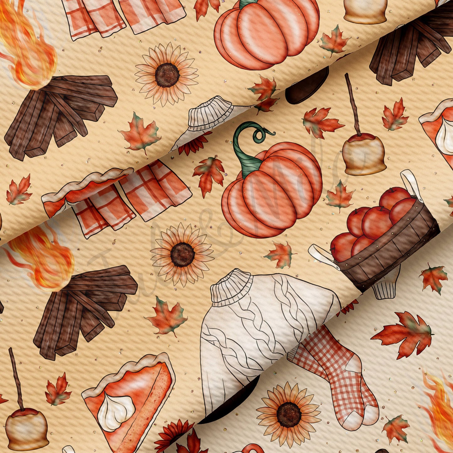 Fall AutumnBullet Textured Fabric AA786