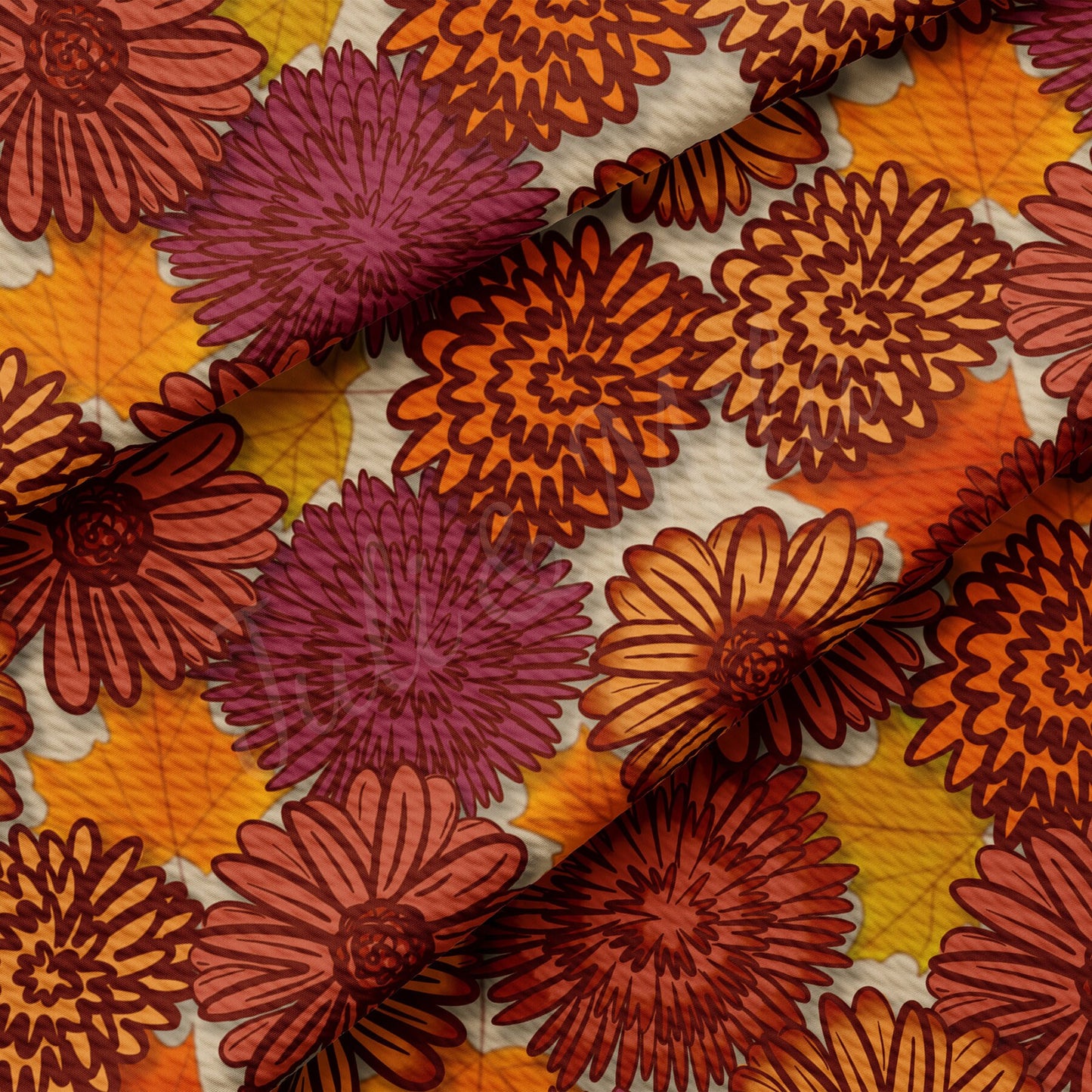 Fall Autumn Bullet Textured Fabric AA778