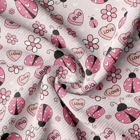 Valentines Day  Bullet Textured Fabric AA979
