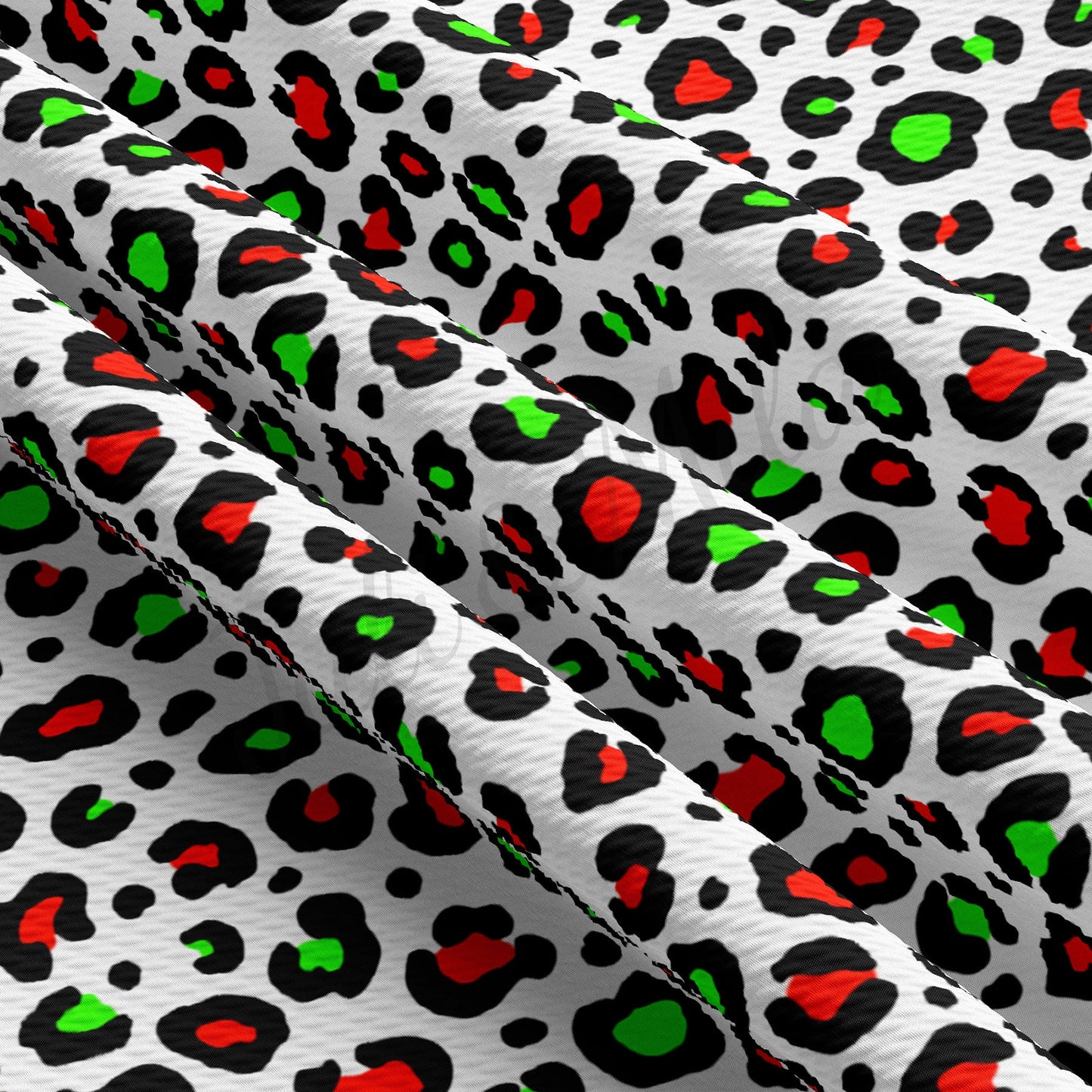 Christmas Cheetah Bullet Textured Fabric AA949