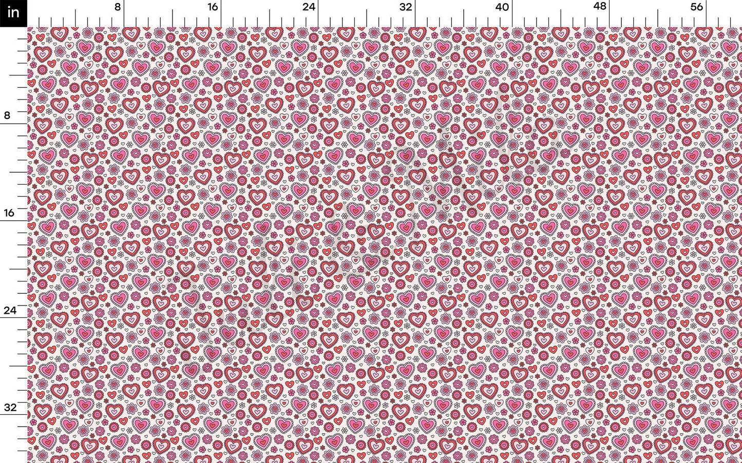 Valentines Day  Bullet Textured Fabric  AA951