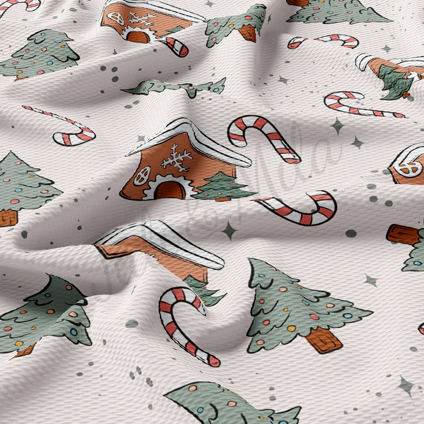 Christmas Bullet Textured Fabric AA963