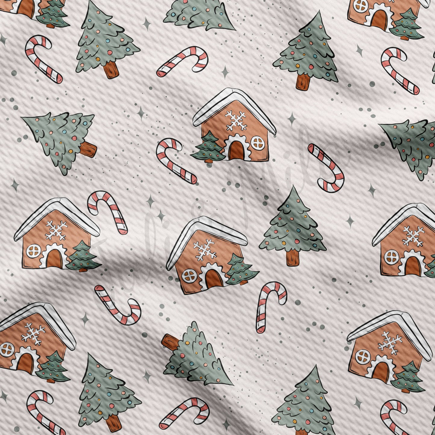 Christmas Bullet Textured Fabric AA963