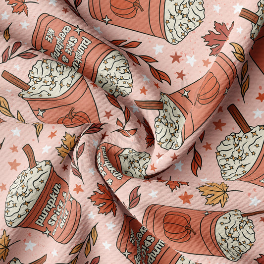 Pumpkin Bullet Textured Fabric AA954