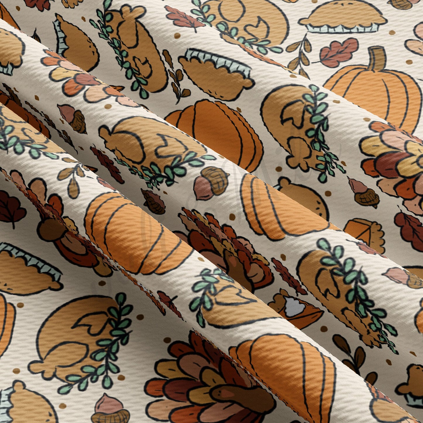 Pumpkin l Bullet Textured Fabric AA990