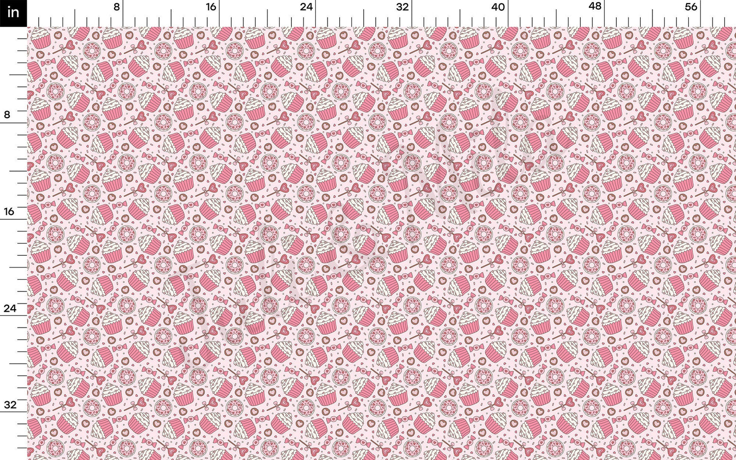 Valentines Day Bullet  Fabric AA1011