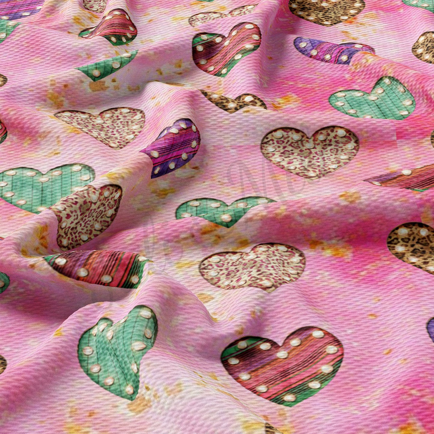 Valentines Day Bullet Textured Fabric A1027