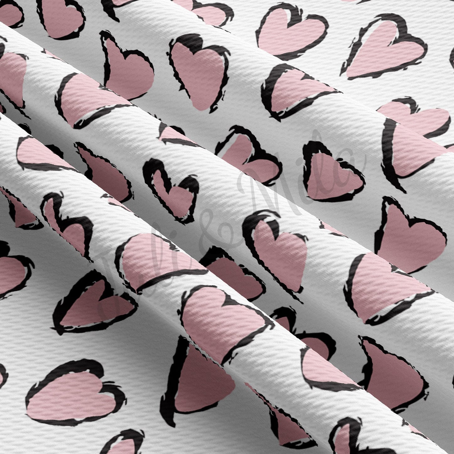 Valentines Day Bullet Textured Fabric  AA1054