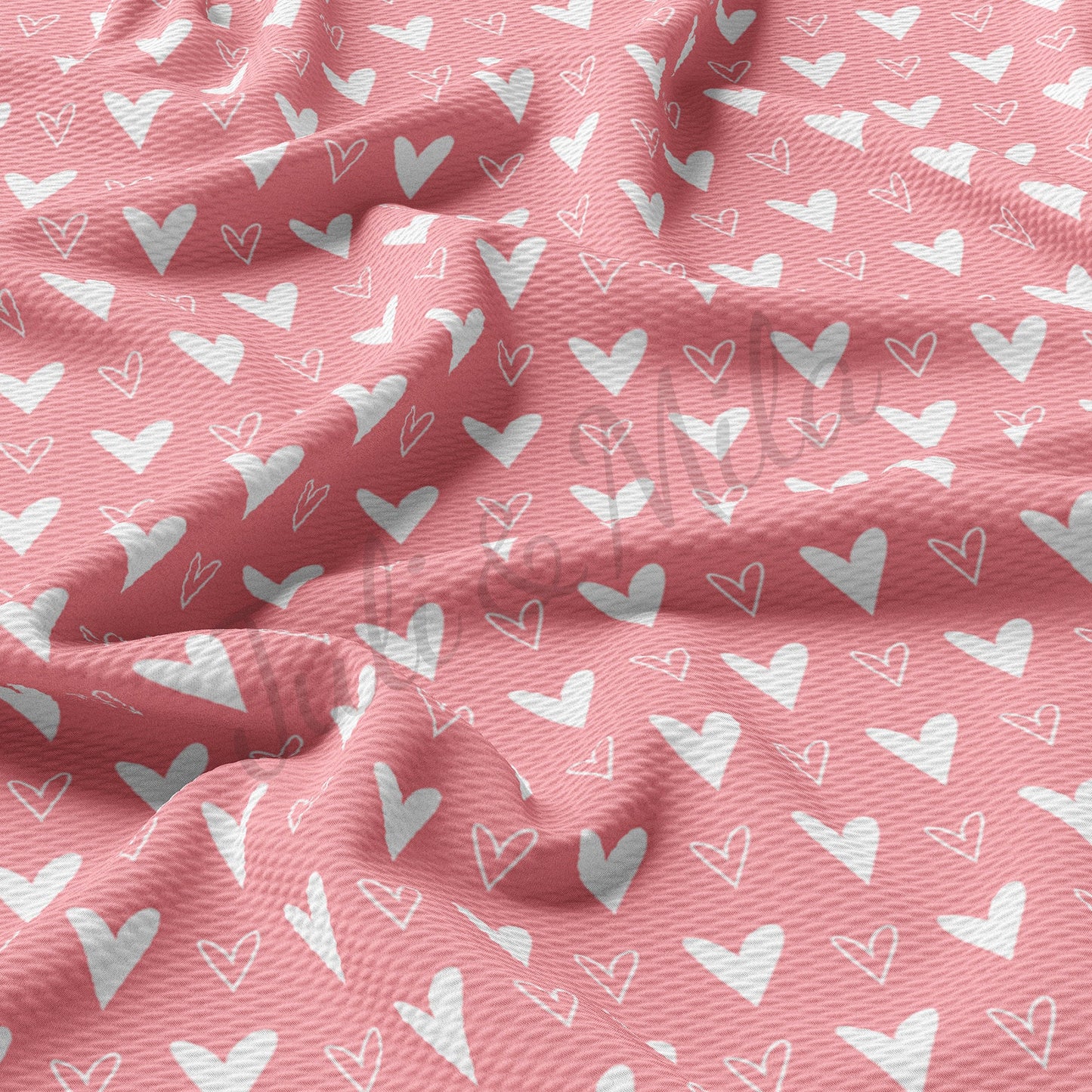 Valentines Day Bullet Textured Fabric AA1056