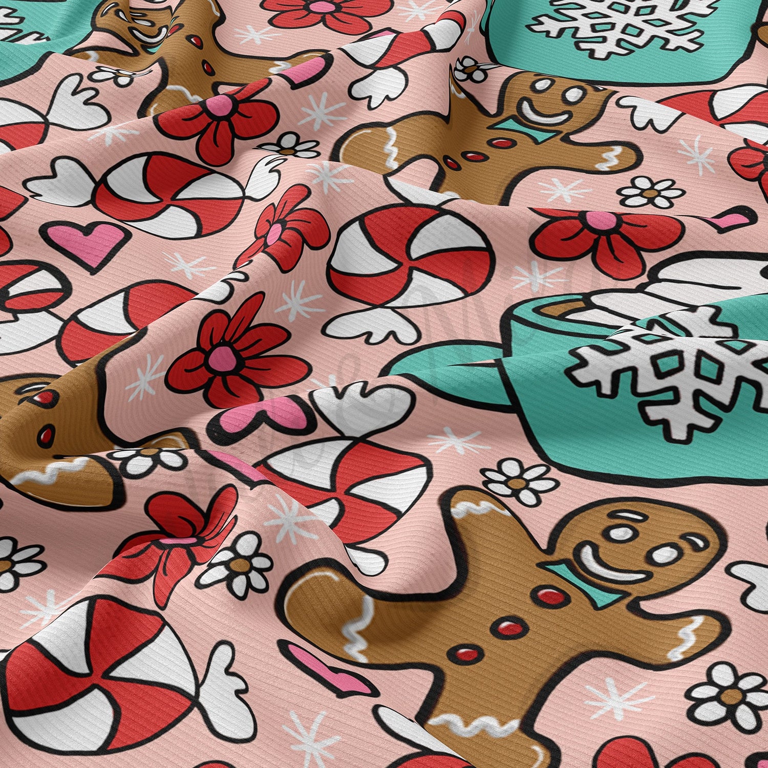 Rib Knit - Christmas