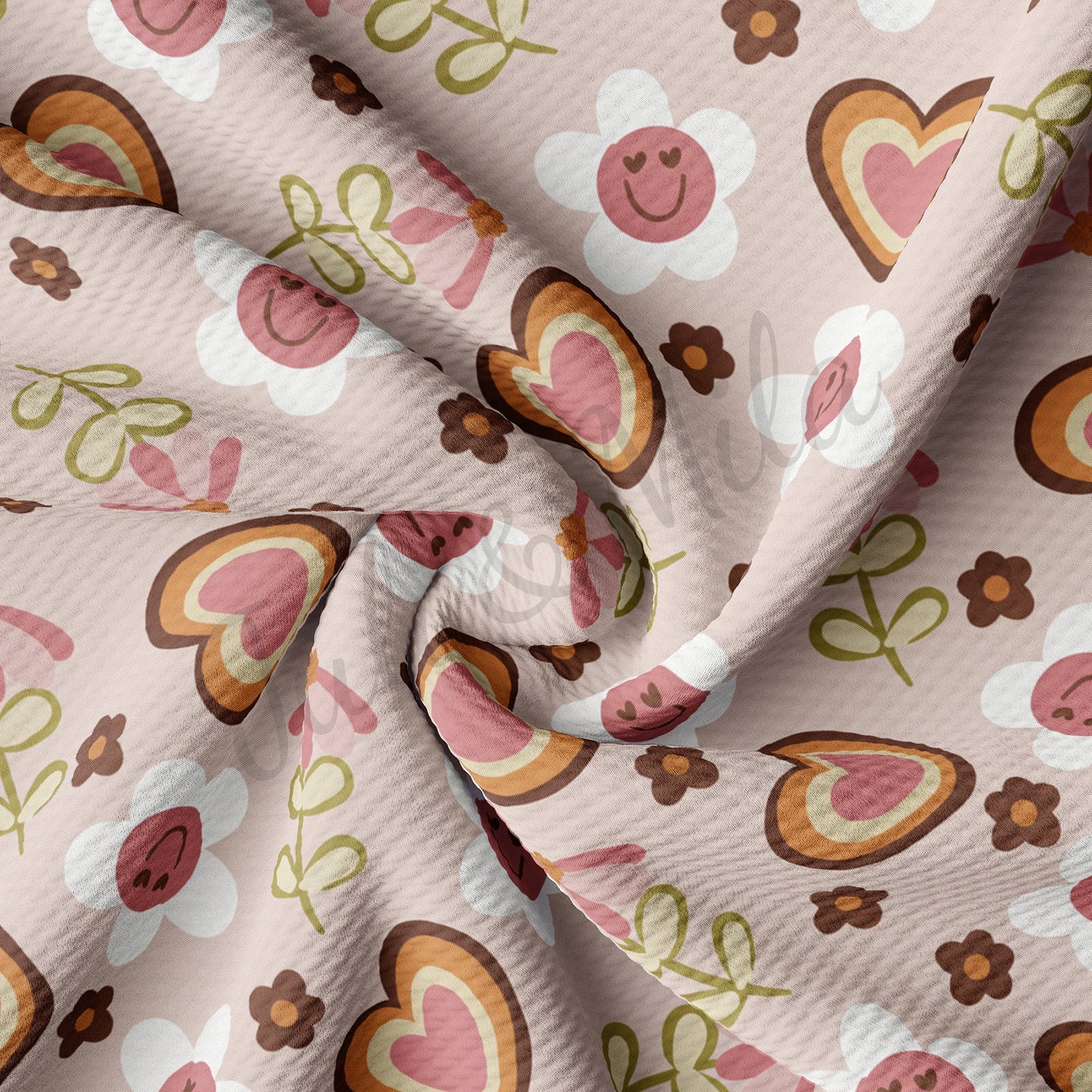 Valentines Day Bullet Textured Fabric  AA1115