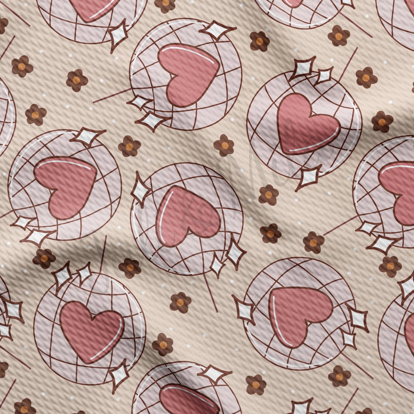 Valentines Day  Bullet Textured Fabric AA1116