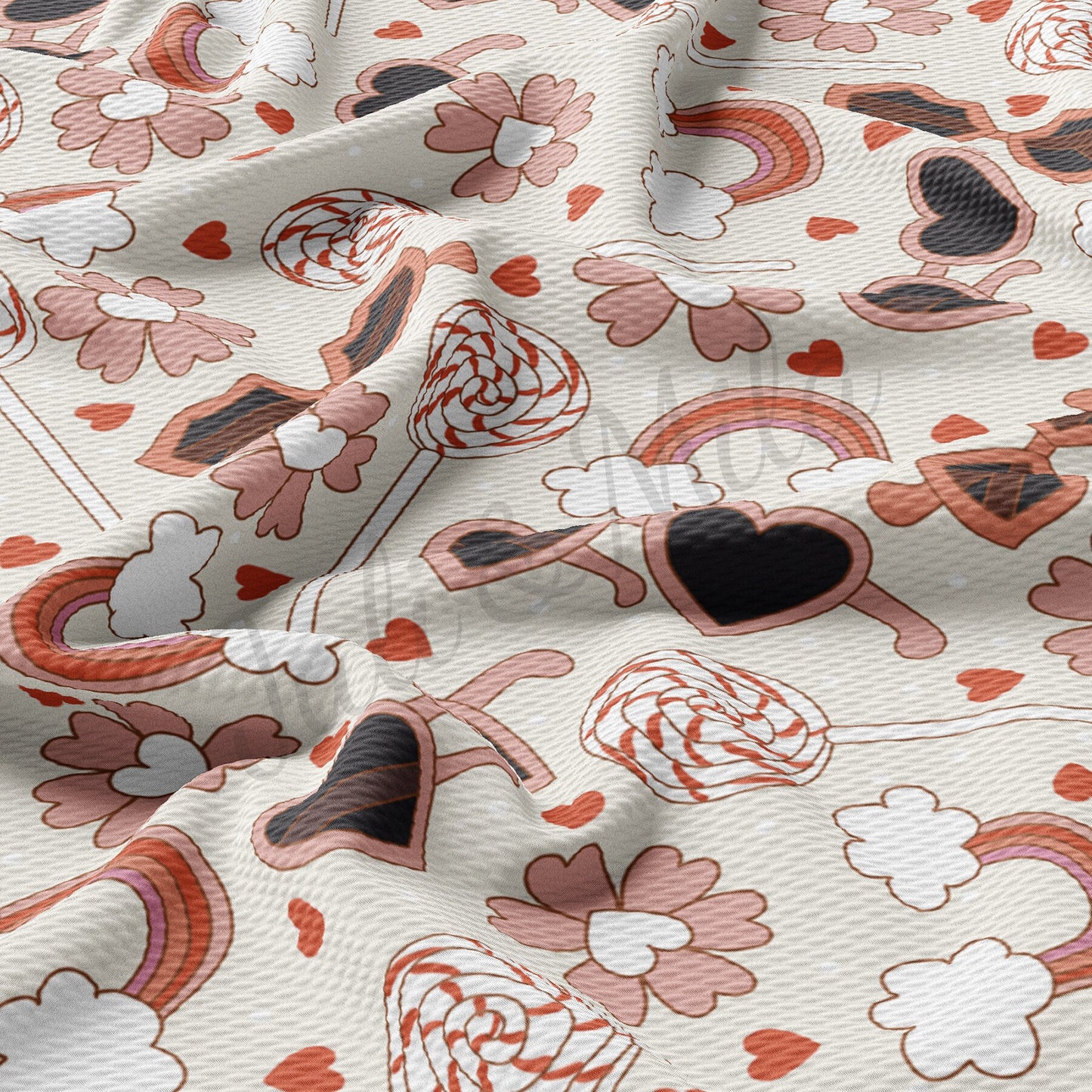 Valentines Day l Bullet Textured Fabric AA1117