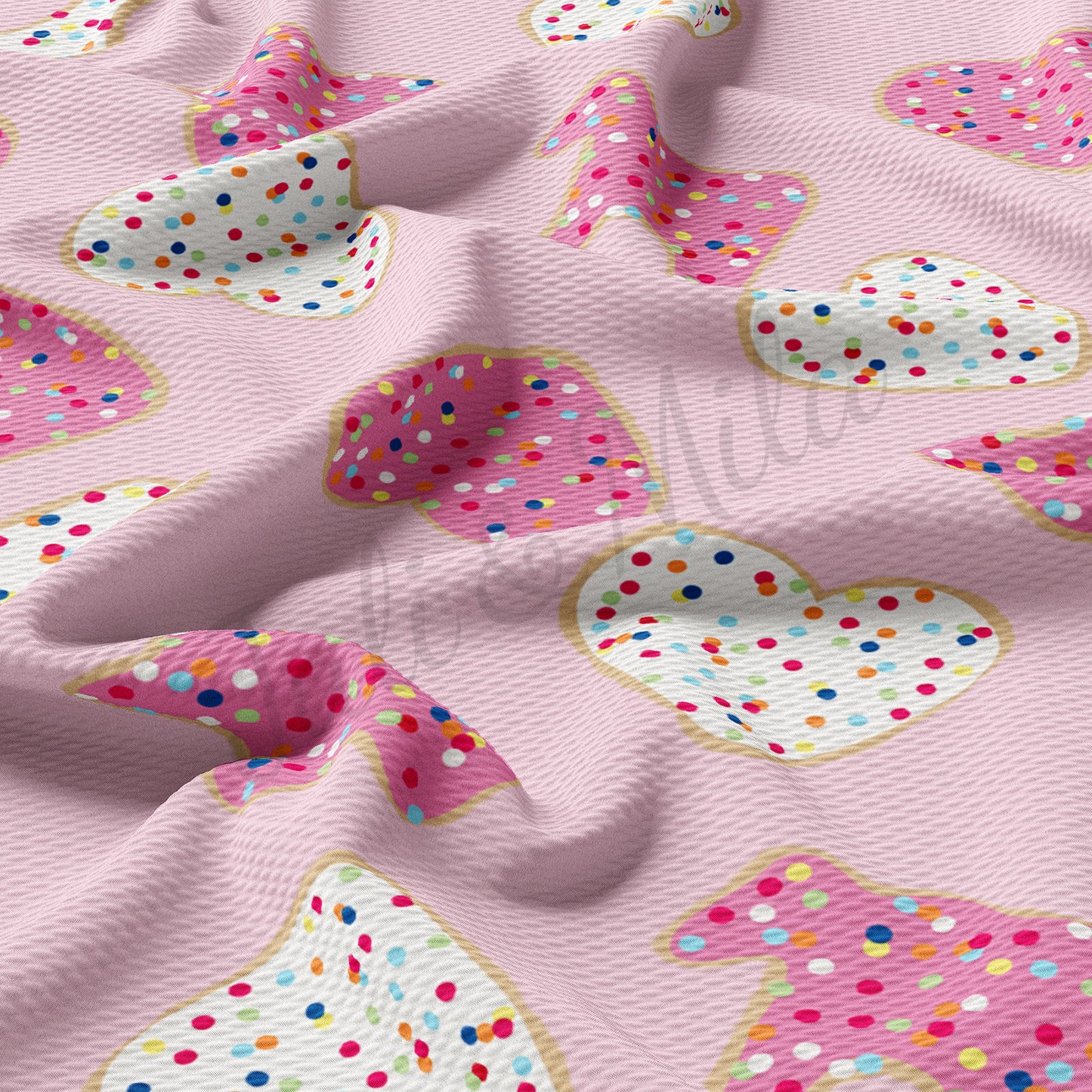 Sprinkle Cookies Bullet Textured Fabric  AA1147