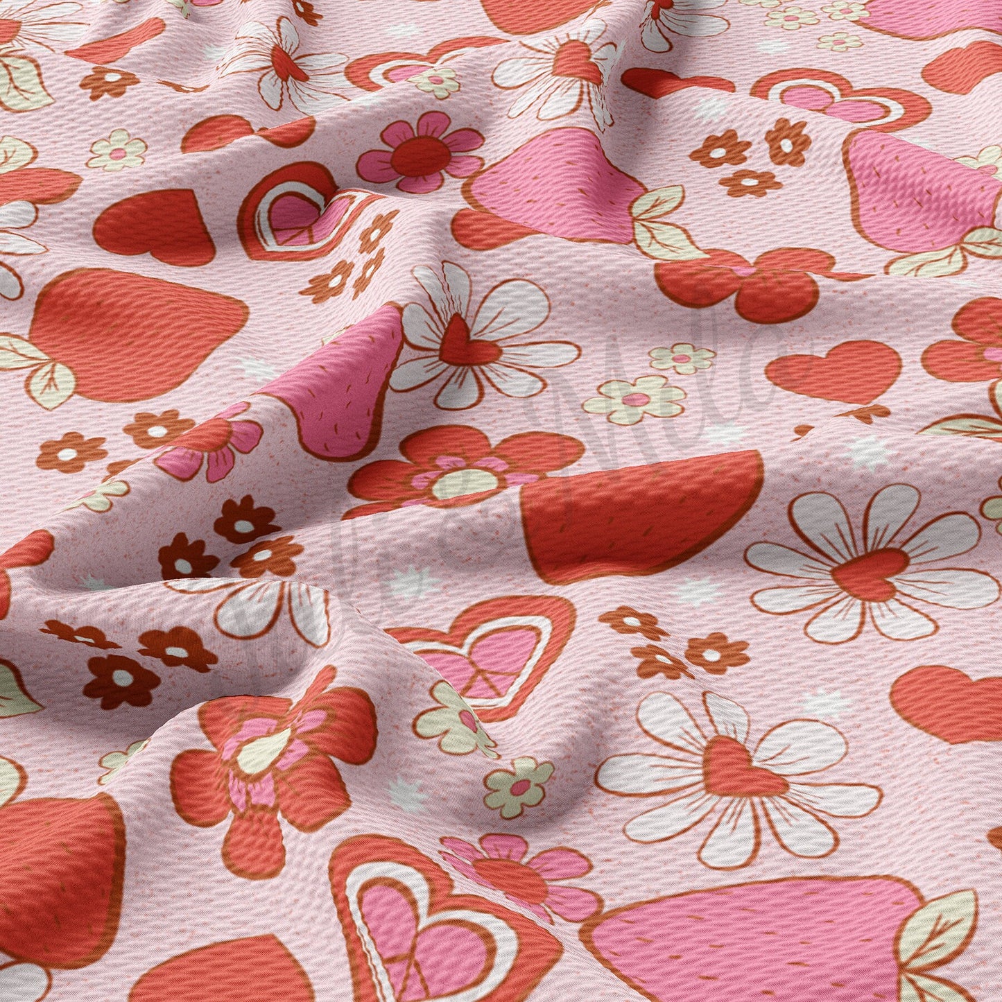 Valentines Day  Bullet Textured Fabric  AA1158