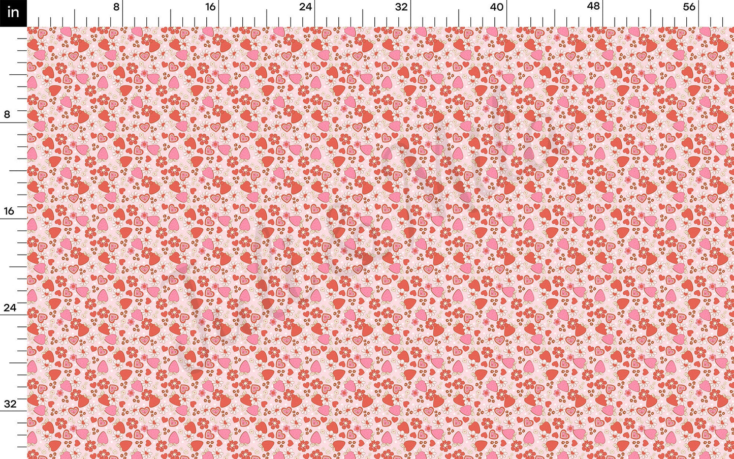 Valentines Day  Bullet Textured Fabric  AA1158